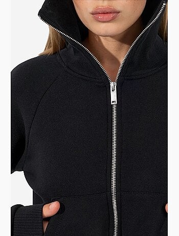 Cardigan feminino em mistura de algodão busem