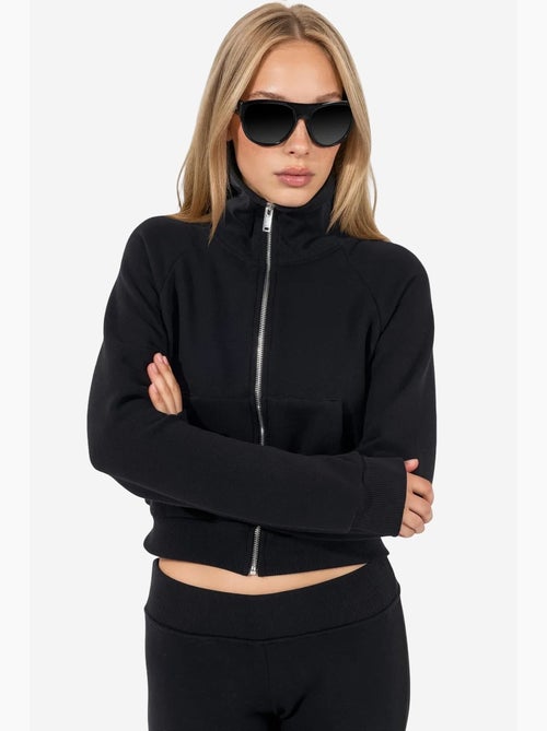 Cardigan feminino em mistura de algodão busem - Kiabi