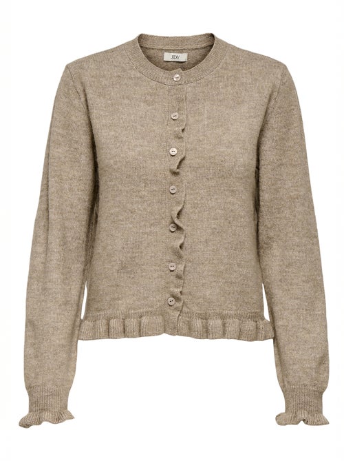 Cardigan fino com folhos fantasia 'JDY' - Kiabi