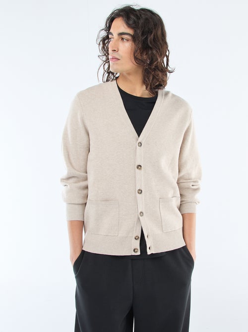 Cardigan liso - Kiabi