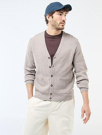 Cardigan liso