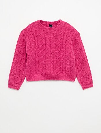Cardigan liso em malha fantasia