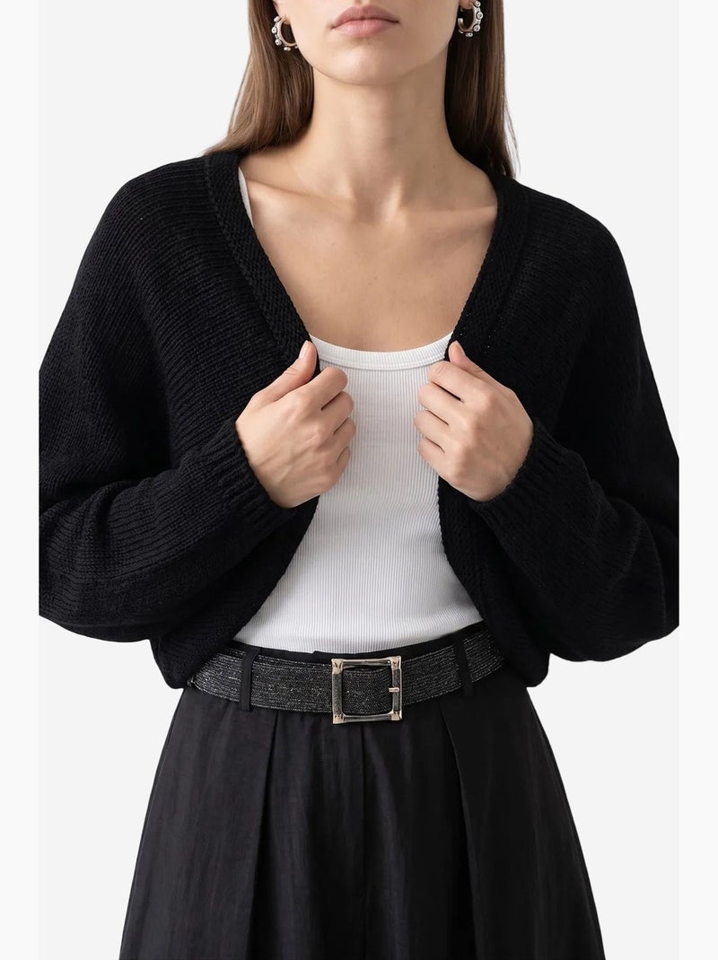 Cardigan mixray Preto - Kiabi