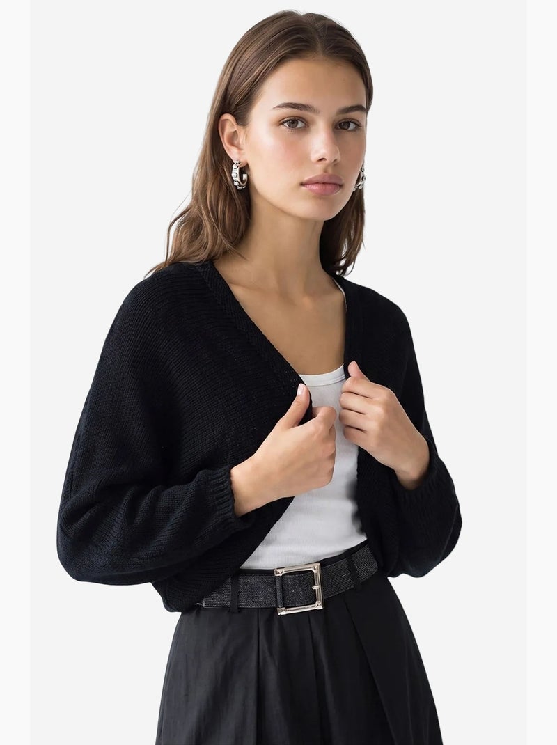 Cardigan mixray Preto - Kiabi