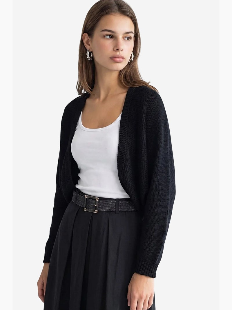 Cardigan mixray Preto - Kiabi