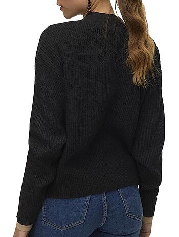 Cardigan Preto Vero Moda Vmaries para Mulher