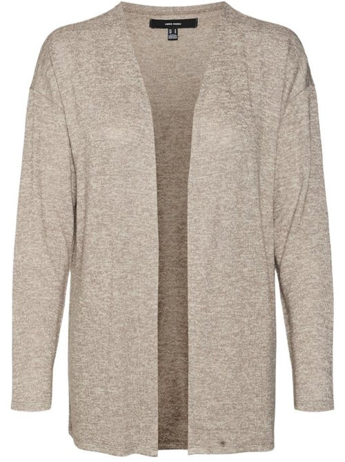 Cardigan Vero Moda Brianna Castanho Claro para Mulher - Kiabi Cardigan Vero Moda Brianna Castanho Claro para Mulher - Kiabi