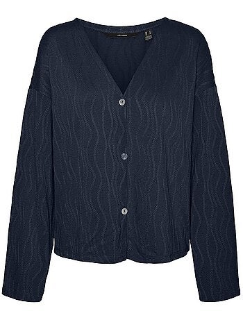Cardigan Vero Moda para Mulher em Azul-Marinho