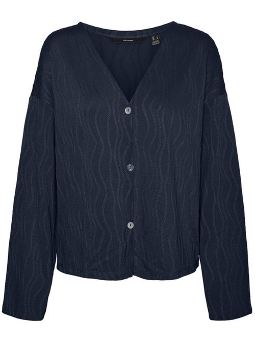 Cardigan Vero Moda para Mulher em Azul-Marinho - Kiabi Cardigan Vero Moda para Mulher em Azul-Marinho - Kiabi