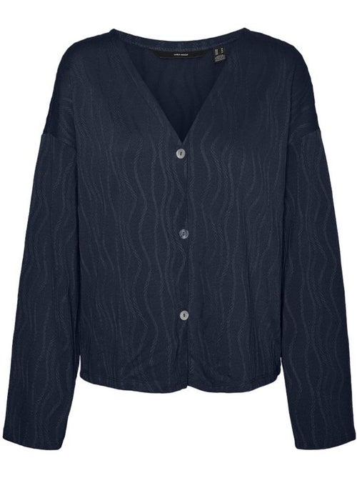 Cardigan Vero Moda para Mulher em Azul-Marinho - Kiabi Cardigan Vero Moda para Mulher em Azul-Marinho - Kiabi