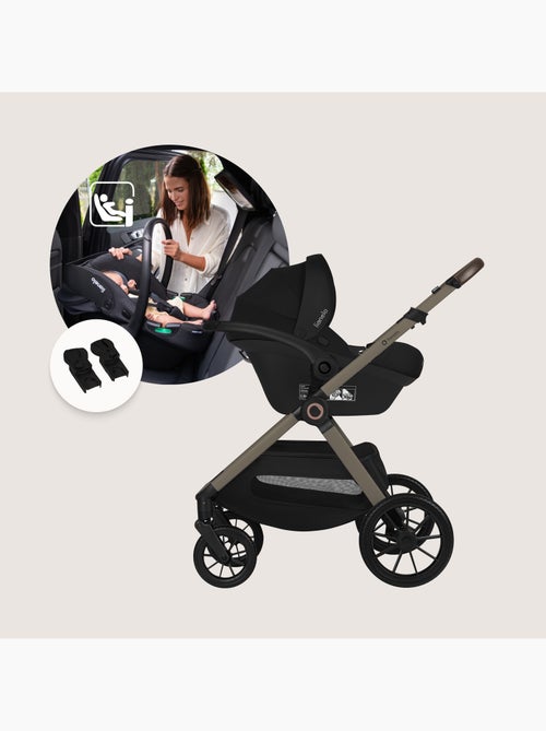 Carrinho 3em1 LIONELO Layla - Trio com Alcofa, Ovetto e Acessórios - Até 22 kg - Kiabi Carrinho 3em1 LIONELO Layla - Trio com Alcofa, Ovetto e Acessórios - Até 22 kg - Kiabi