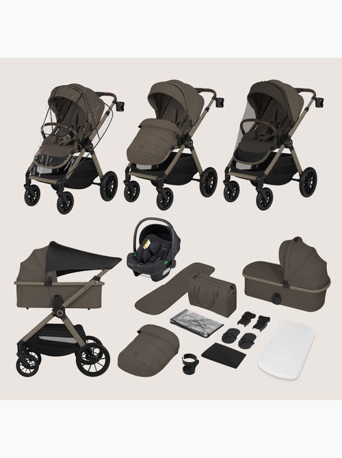 Carrinho 3em1 LIONELO Layla - Trio com Alcofa, Ovetto e Acessórios - Até 22 kg - Kiabi Carrinho 3em1 LIONELO Layla - Trio com Alcofa, Ovetto e Acessórios - Até 22 kg - Kiabi