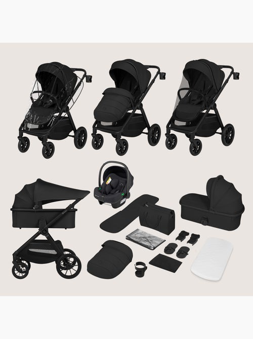 Carrinho 3em1 LIONELO Layla - Trio com Alcofa, Ovetto e Acessórios - Até 22 kg - Kiabi Carrinho 3em1 LIONELO Layla - Trio com Alcofa, Ovetto e Acessórios - Até 22 kg - Kiabi