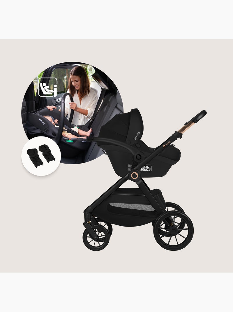 Carrinho 3em1 LIONELO Layla - Trio com Alcofa, Ovetto e Acessórios - Até 22 kg Verde - Kiabi