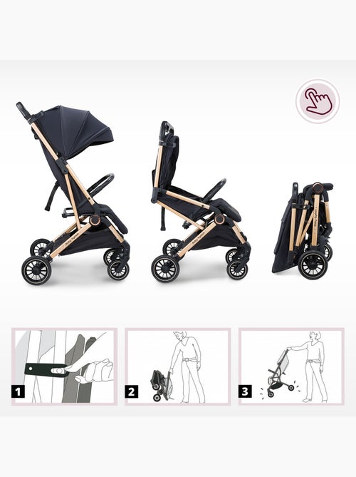 Carrinho compacto lena gold pro para crianças dos 6 aos 48 meses - Kiabi Carrinho compacto lena gold pro para crianças dos 6 aos 48 meses - Kiabi