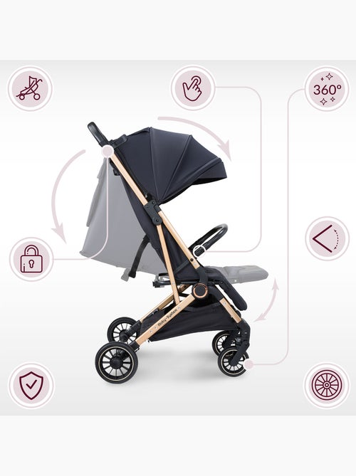 Carrinho compacto lena gold pro para crianças dos 6 aos 48 meses - Kiabi Carrinho compacto lena gold pro para crianças dos 6 aos 48 meses - Kiabi