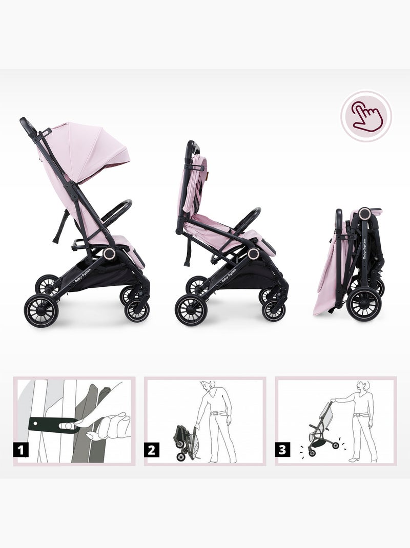 Carrinho compacto lena pink pro para crianças dos 6 aos 48 meses Rosa - Kiabi