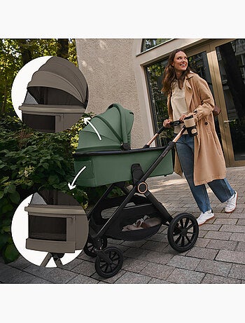 Carrinho de bebé 2 em 1 LIONELO Layla - Conjunto de carrinho, alcofa e acessórios - Até 22 kg