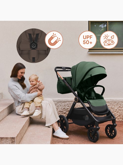 Carrinho de bebé 2 em 1 LIONELO Layla - Conjunto de carrinho, alcofa e acessórios - Até 22 kg - Kiabi Carrinho de bebé 2 em 1 LIONELO Layla - Conjunto de carrinho, alcofa e acessórios - Até 22 kg - Kiabi