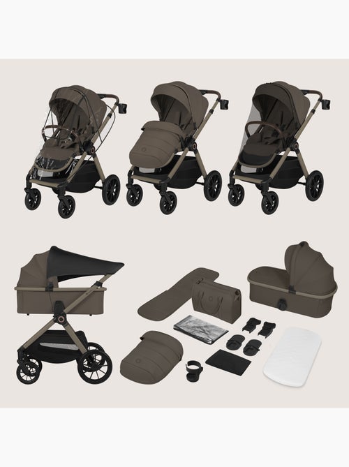 Carrinho de bebé 2 em 1 LIONELO Layla - Conjunto de carrinho, alcofa e acessórios - Até 22 kg - Kiabi Carrinho de bebé 2 em 1 LIONELO Layla - Conjunto de carrinho, alcofa e acessórios - Até 22 kg - Kiabi