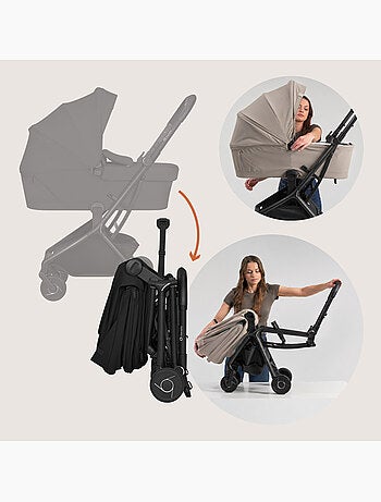 Carrinho de bebé 2 em 1 LIONELO Sia - Ultraleve - Conjunto compacto - Capota - Capa de chuva