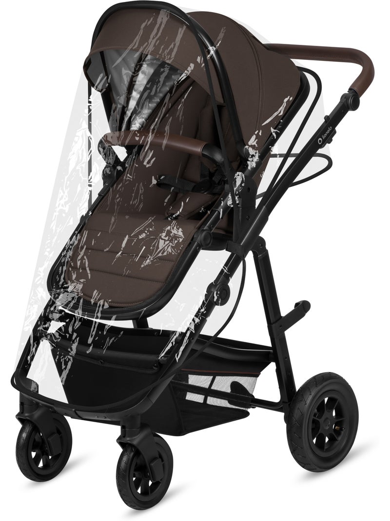 Carrinho de bebé 3em1 LIONELO Amber - 0-22 kg - Conjunto carrinho, alcofa, ovo, mala e acessórios N/D - Kiabi