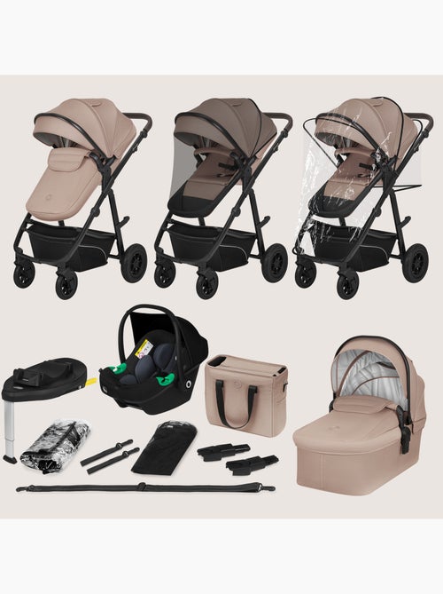 Carrinho de bebé 4 em 1 LIONELO Bianka - Carrinho de bebé + Alcofa + Cadeira auto + Base ISOFIX - Kiabi Carrinho de bebé 4 em 1 LIONELO Bianka - Carrinho de bebé + Alcofa + Cadeira auto + Base ISOFIX - Kiabi