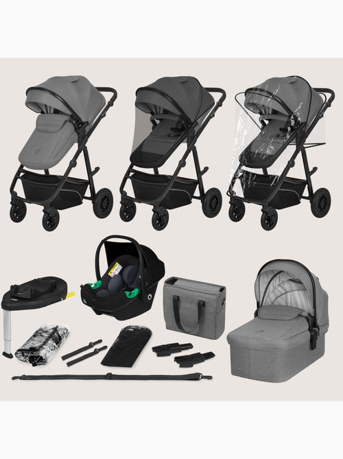 Carrinho de bebé 4 em 1 LIONELO Bianka - Carrinho de bebé + Alcofa + Cadeira auto + Base ISOFIX - Kiabi Carrinho de bebé 4 em 1 LIONELO Bianka - Carrinho de bebé + Alcofa + Cadeira auto + Base ISOFIX - Kiabi