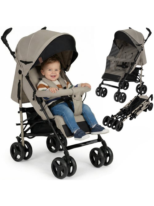 Carrinho de Bebé Bengala Compacto LIONELO Irma - 6-36 Meses - Com Mosquiteiro - Leve - Kiabi Carrinho de Bebé Bengala Compacto LIONELO Irma - 6-36 Meses - Com Mosquiteiro - Leve - Kiabi