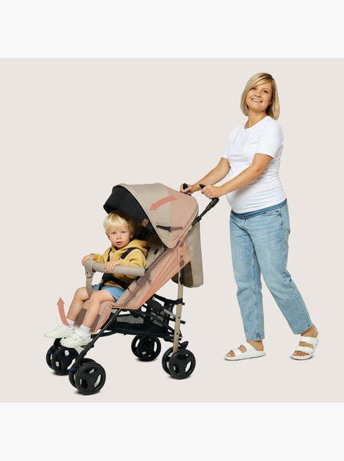 Carrinho de Bebé Bengala Compacto LIONELO Irma - 6-36 Meses - Com Mosquiteiro - Leve - Kiabi Carrinho de Bebé Bengala Compacto LIONELO Irma - 6-36 Meses - Com Mosquiteiro - Leve - Kiabi