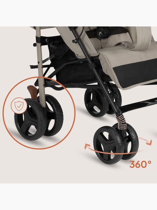 Carrinho de Bebé Bengala Compacto LIONELO Irma - 6-36 Meses - Com Mosquiteiro - Leve - Kiabi Carrinho de Bebé Bengala Compacto LIONELO Irma - 6-36 Meses - Com Mosquiteiro - Leve - Kiabi