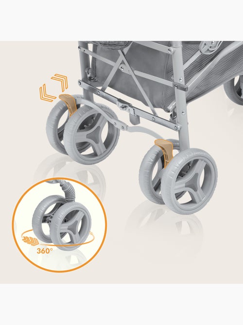Carrinho de Bebé Bengala Compacto LIONELO Irma - 6-36 Meses - Com Mosquiteiro - Leve - Kiabi