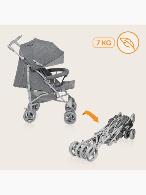 Carrinho de Bebé Bengala Compacto LIONELO Irma - 6-36 Meses - Com Mosquiteiro - Leve - Kiabi