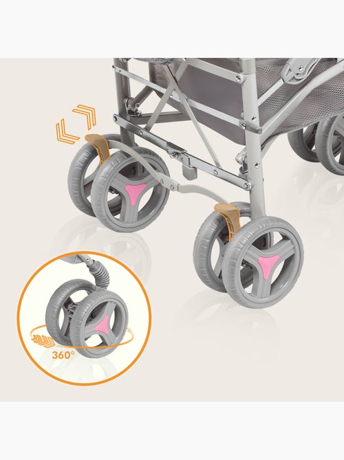 Carrinho de Bebé Bengala Compacto LIONELO Irma - 6-36 Meses - Com Mosquiteiro - Leve - Kiabi Carrinho de Bebé Bengala Compacto LIONELO Irma - 6-36 Meses - Com Mosquiteiro - Leve - Kiabi