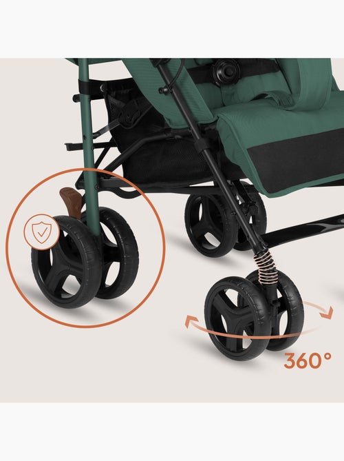 Carrinho de Bebé Bengala Compacto LIONELO Irma - 6-36 Meses - Com Mosquiteiro - Leve - Kiabi