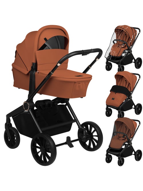 Carrinho de bebé combinado 2-em-1 LIONELO Mika Plus – Conjunto com carrinho e alcofa – Acessórios - Kiabi Carrinho de bebé combinado 2-em-1 LIONELO Mika Plus – Conjunto com carrinho e alcofa – Acessórios - Kiabi