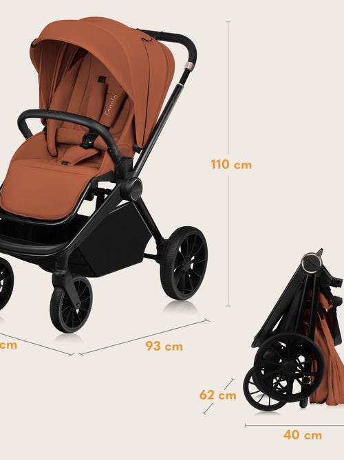 Carrinho de bebé combinado 2-em-1 LIONELO Mika Plus – Conjunto com carrinho e alcofa – Acessórios - Kiabi Carrinho de bebé combinado 2-em-1 LIONELO Mika Plus – Conjunto com carrinho e alcofa – Acessórios - Kiabi