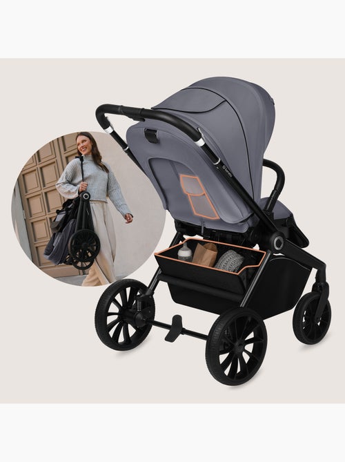 Carrinho de bebé combinado 2-em-1 LIONELO Mika Plus – Conjunto com carrinho e alcofa – Acessórios - Kiabi Carrinho de bebé combinado 2-em-1 LIONELO Mika Plus – Conjunto com carrinho e alcofa – Acessórios - Kiabi
