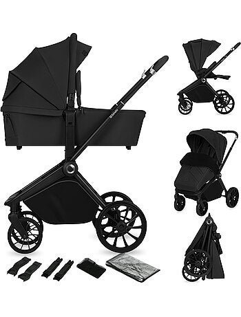 Carrinho de bebé combinado 2-em-1 LIONELO Mika Plus – Conjunto com carrinho e alcofa – Acessórios