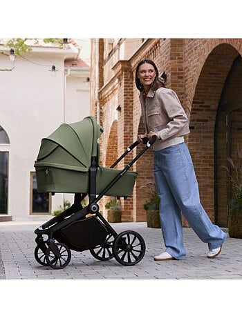 Carrinho de bebé combinado 2-em-1 LIONELO Mika Plus – Conjunto com carrinho e alcofa – Acessórios