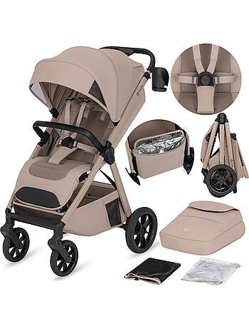 Carrinho de bebé compacto lionelo bett- leve & dobrável - leve & dobrável - até 22 kg