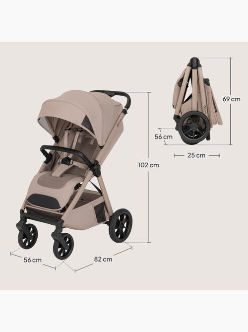 Carrinho de bebé compacto lionelo bett- leve & dobrável - leve & dobrável - até 22 kg - Kiabi Carrinho de bebé compacto lionelo bett- leve & dobrável - leve & dobrável - até 22 kg - Kiabi