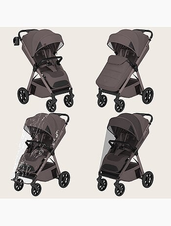 Carrinho de bebé compacto lionelo bett- leve & dobrável - leve & dobrável - até 22 kg