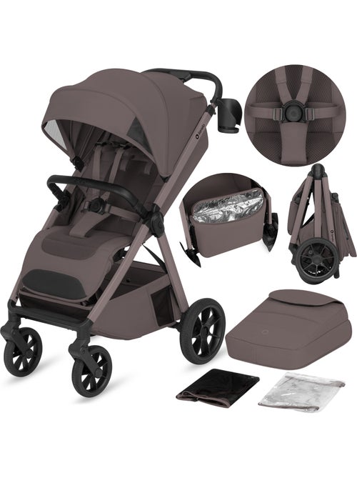 Carrinho de bebé compacto lionelo bett- leve & dobrável - leve & dobrável - até 22 kg - Kiabi Carrinho de bebé compacto lionelo bett- leve & dobrável - leve & dobrável - até 22 kg - Kiabi