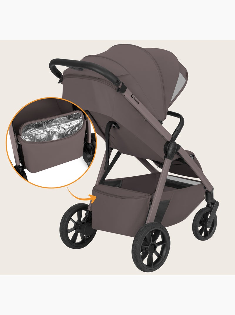 Carrinho de bebé compacto lionelo bett- leve & dobrável - leve & dobrável - até 22 kg Bege escuro - Kiabi