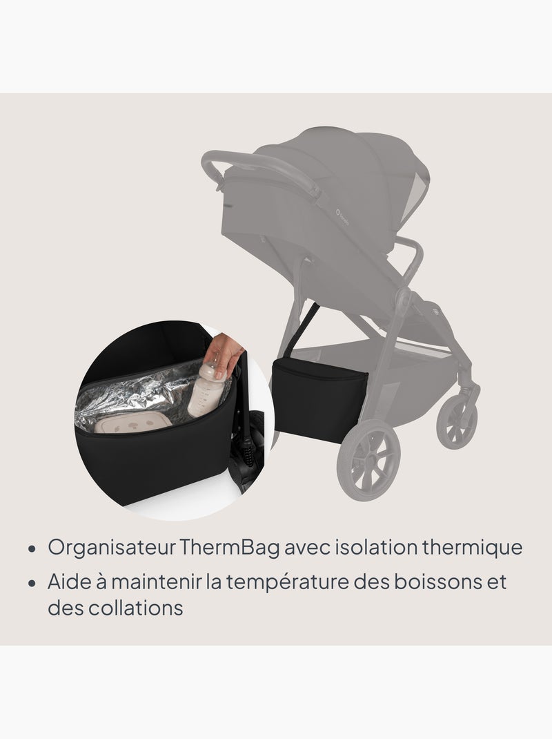 Carrinho de bebé compacto lionelo bett- leve & dobrável - leve & dobrável - até 22 kg Preto - Kiabi