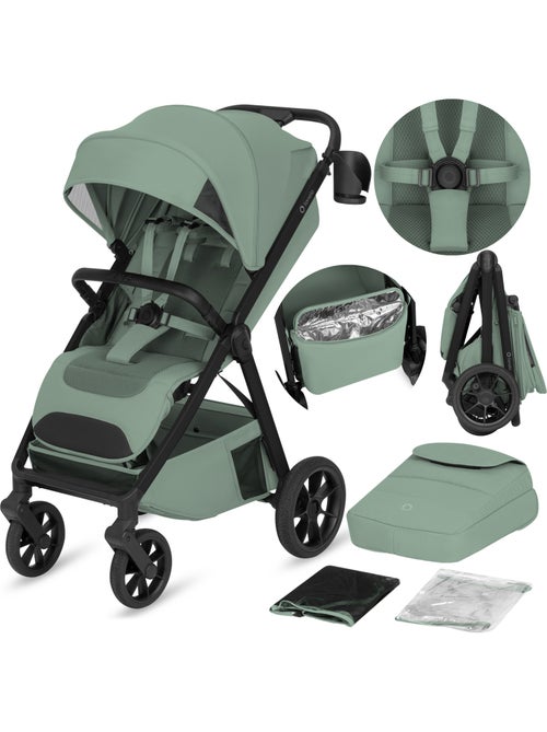 Carrinho de bebé compacto lionelo bett- leve & dobrável - leve & dobrável - até 22 kg - Kiabi Carrinho de bebé compacto lionelo bett- leve & dobrável - leve & dobrável - até 22 kg - Kiabi