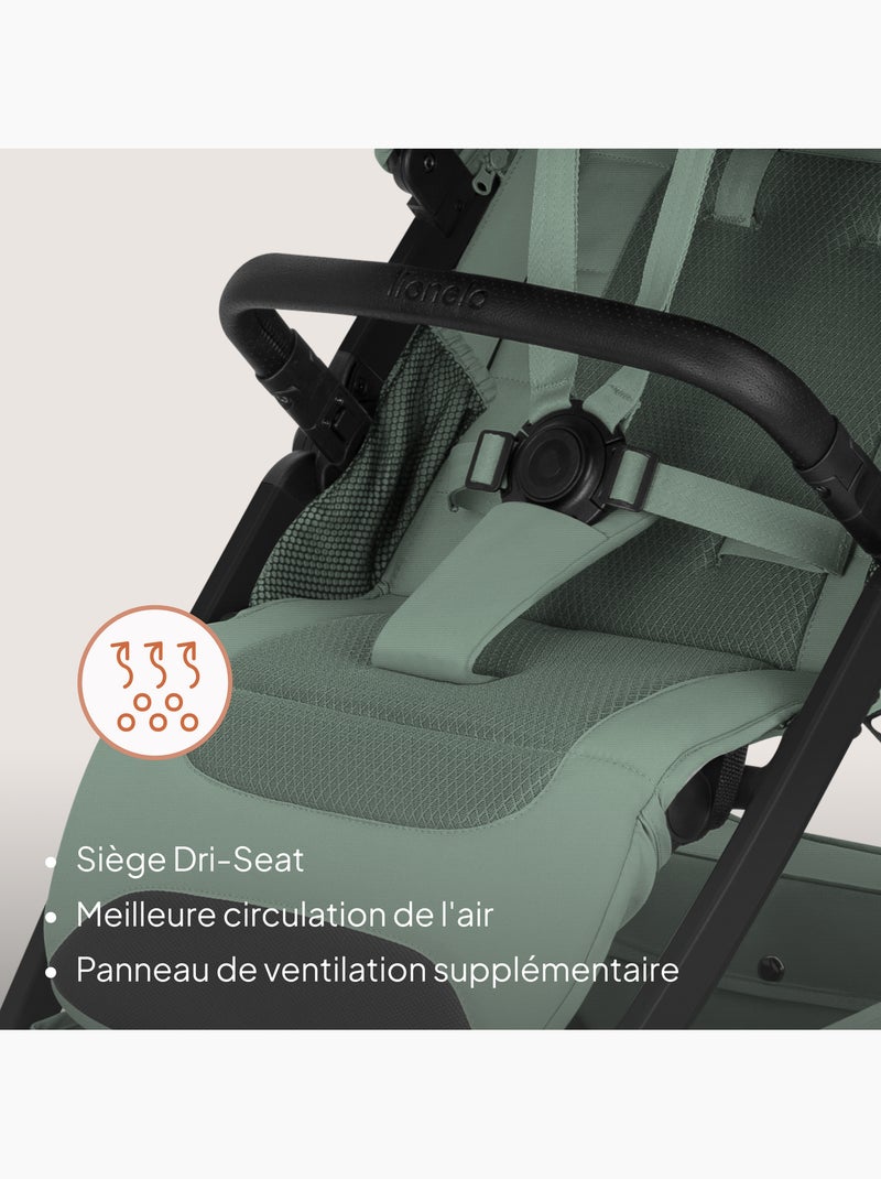 Carrinho de bebé compacto lionelo bett- leve & dobrável - leve & dobrável - até 22 kg Verde - Kiabi