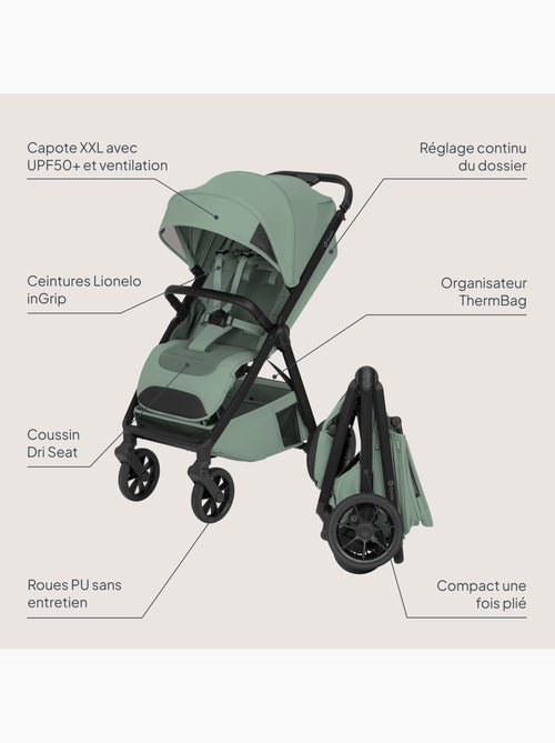 Carrinho de bebé compacto lionelo bett- leve & dobrável - leve & dobrável - até 22 kg - Kiabi Carrinho de bebé compacto lionelo bett- leve & dobrável - leve & dobrável - até 22 kg - Kiabi