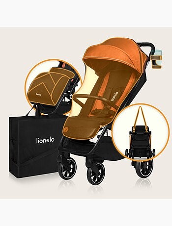 Carrinho de bebé compacto LIONELO Cloe - Leve & dobrável - Leve & dobrável - Até 22 kg